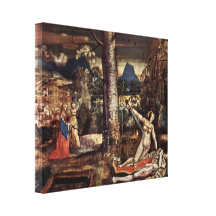 Niklaus Manuel - Thisbe Pyramus und Galerie Gefaltete Leinwand