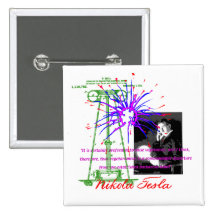 Nikola Tesla Buttons
