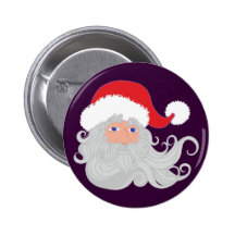 Nikolaus Weihnachtsmann Santa Claus Button