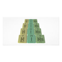 Nina als Stickstoff-Jod-Natrium Individuelle Photo Karten