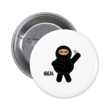 Ninja Anstecknadelbutton