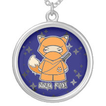 Ninja Fox! Multi Shuriken Ninjadorables Halskette
