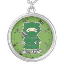 Ninja Frosch! Multi Shuriken Ninjadorables Halsket Halskette