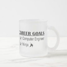 Ninja Karriere-Ziele - Computertechniker Kaffee Tasse