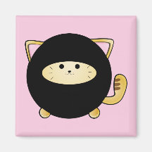 Ninja Katzen-Magnet Magnete