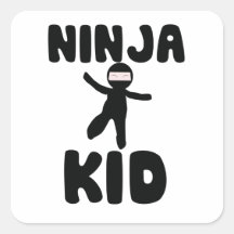 Ninja KIND Aufkleber