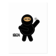 Ninja Postkarte