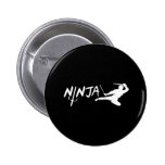 Ninja Schwarzes Anstecknadel