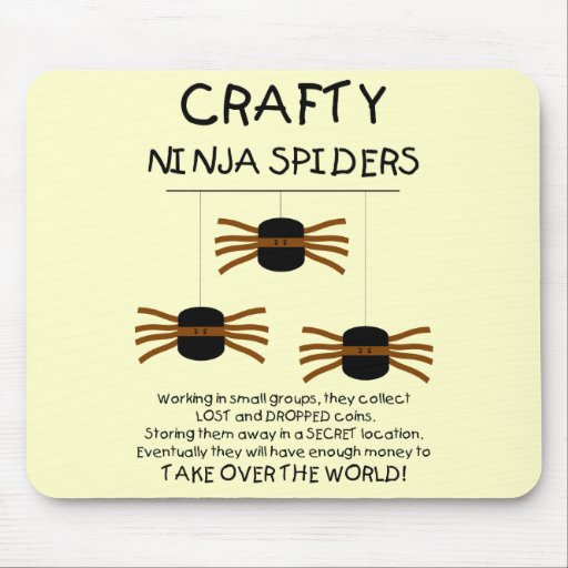 Ninja Spinnen! Mauspads