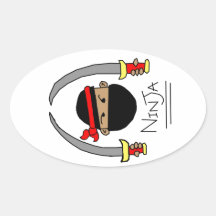 Ninja Strecke Sticker