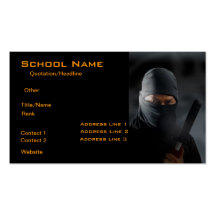 Ninja Visitenkarte