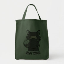 Ninja Wolf! Taschen-Tasche