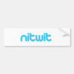 Nitwit Auto Sticker