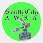 NO1 AWKA, ANAMBRA STAATS-NIGERIA-T-SHIRT UND USW. RUNDE STICKER