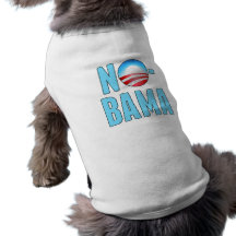 NO--Bama, AntiObama Hundetshirts