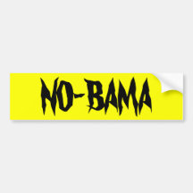 NO-BAMA AUTOAUFKLEBER
