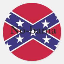 NO--bama Runder Sticker