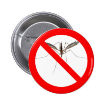 No Mosquitos Anstecknadelbuttons