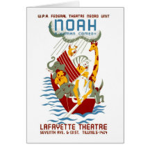 Noah eine menschliche Komödie Grußkarte