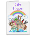 Noahs Arche-Babyparty-Einladung Grußkarten