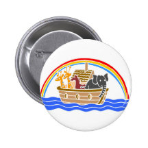 Noahs Arche christliches artwork_4 Buttons