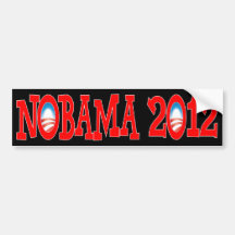 NOBAMA 2012 - AntiObama Autoaufkleber