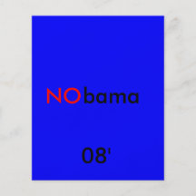 NObama 2012 Flyer