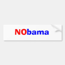 NObama Auto Sticker