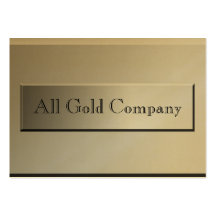 Noble Gold-Namensschild-Visitenkarten