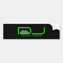 Nobler StoßStickerwith Entzerrer-Entwurf DJ Autosticker