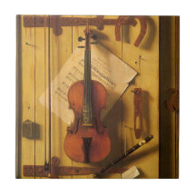 Noch Leben-Violinen-Musik Harnett, Vintages viktor Kachel