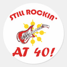 Noch Rockin bei 40! Sticker