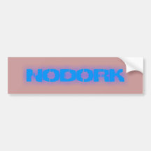 NODORK NO DORK AUTO AUFKLEBER