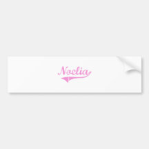 Noelia klassischer Art-Name Auto Sticker