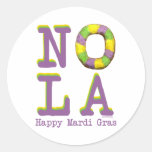 NOLA König Cake Aufkleber