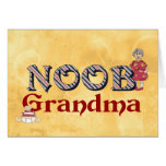NooB Großmutter Grußkarte