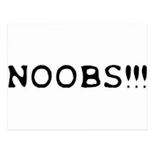 NOOBS!!! Ikone Postkarten