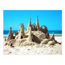 Noosa Strandsandcastle-Postkarte