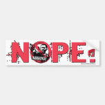 Nope AntiObama Gang '08 Autosticker