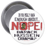 Nope AntiObama Knopf Anstecknadelbuttons