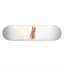 Nord-Carolina geboren - Briefmarke auf Karte Personalisierte Skateboarddecks