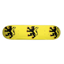 Nord, Frankreich-Flagge Bedrucktes Skateboard