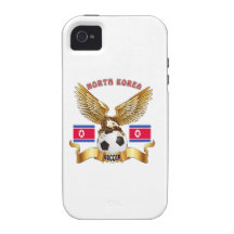 Nordkorea-Fußball-Entwürfe iPhone 4 Hüllen