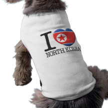 Nordkorea Hund T-shirt