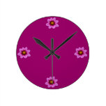 Nordwestkosmos-Blumen-Wand-Uhr