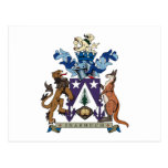Norfolk-Insel-Wappen Postkarte