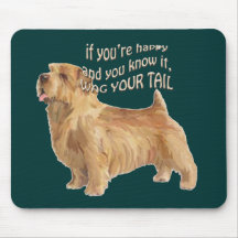 Norfolk-Terrier Mauspads