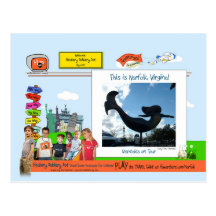 Norfolk, VA!  Meerjungfrauen auf Ausflug Postkarten