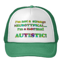Normale autistische Hüte Trucker Mützen