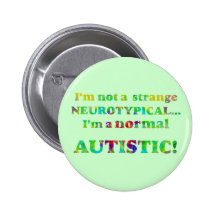 Normale autistische Knöpfe Button